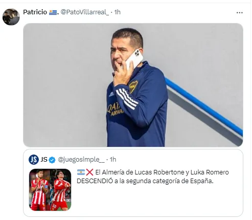Los hinchas de Boca piden por Luka Romero.