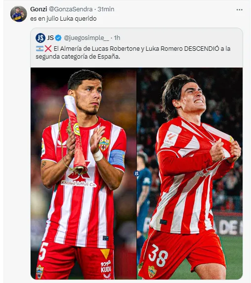 Los hinchas de Boca piden por Luka Romero.