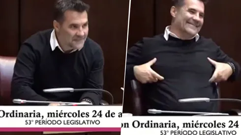 La burla de un diputado hincha de Boca.