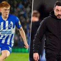La insólita declaración del DT de Brighton sobre Barco tras su debut en Premier League