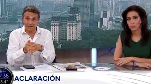 En TN tuvieron que pedirle disculpas a Boca. Foto: Captura de TV