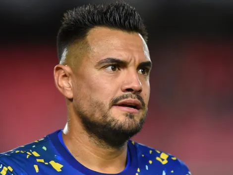 El gesto de Chiquito Romero con los hinchas de Boca que fueron a Brasil para el partido vs. Fortaleza