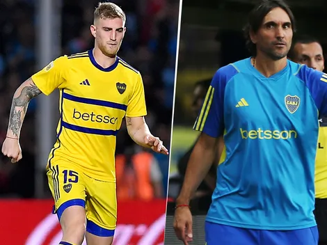 Diego Martínez reveló por qué borró a Valentini en Boca