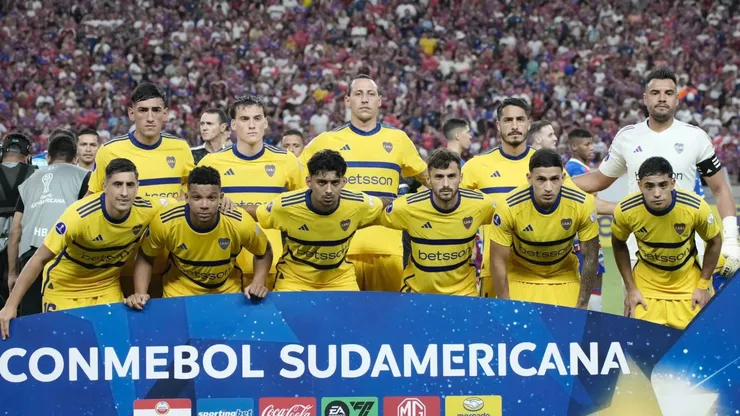 Los 11 titulares vs. Fortaleza. Foto: Prensa CABJ