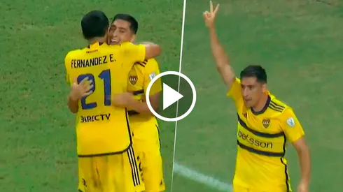 Merentiel empató el partido para Boca.