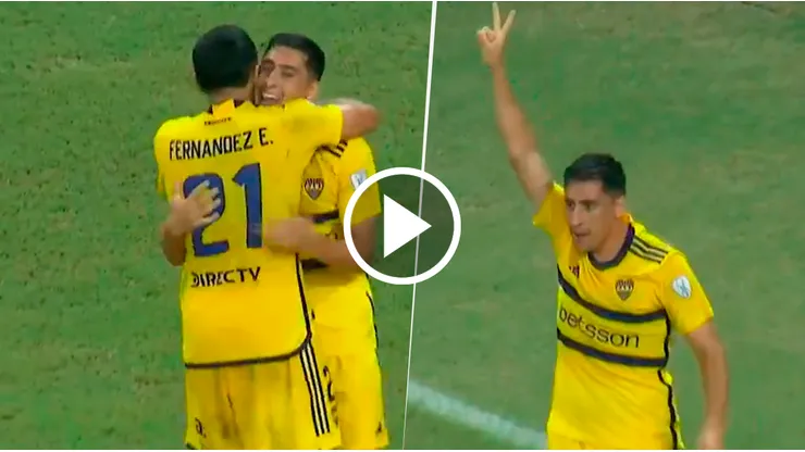 Merentiel empató el partido para Boca.