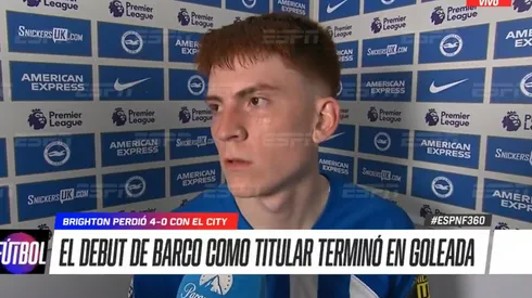 El Colo Barco habló tras la derrota del Brighton.