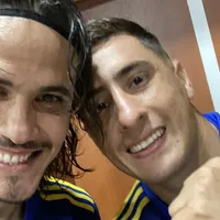 Diego Godín destacó el presente de Cavani y Merentiel en Boca: ＂Estoy contento por los dos＂