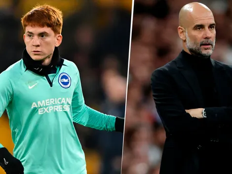 La inesperada decisión del DT de Brighton con el Colo Barco para el partido vs. Manchester City