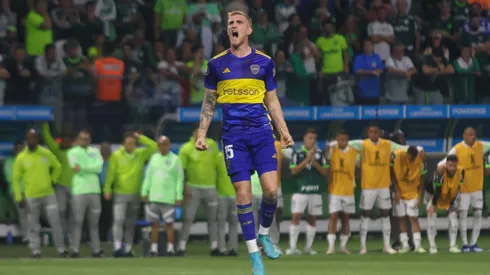 Valentini festeja su penal ante Palmeiras. Foto: Imago