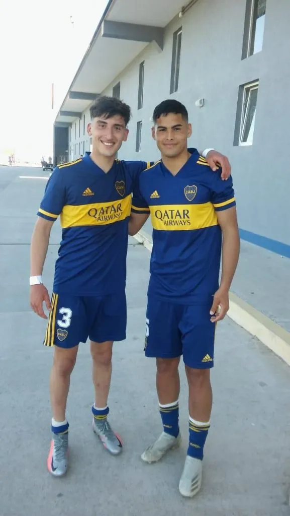 Ferraina junto a Mauricio Benítez.