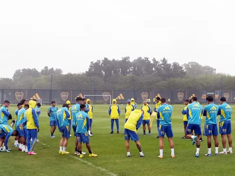 Atento, Boca: las 2 figuras que no entrenaron junto al plantel y podrían quedar afuera ante Fortaleza