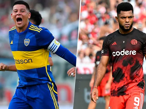 El palazo de Marcos Rojo a Borja tras el picante cruce que tuvieron en el Boca-River: "Lo mandaron..."
