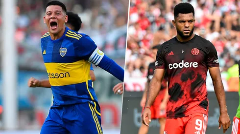 Marcos Rojo le tiró un palazo a Miguel Borja.