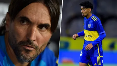 Diego Martínez y Cristian Medina en Boca