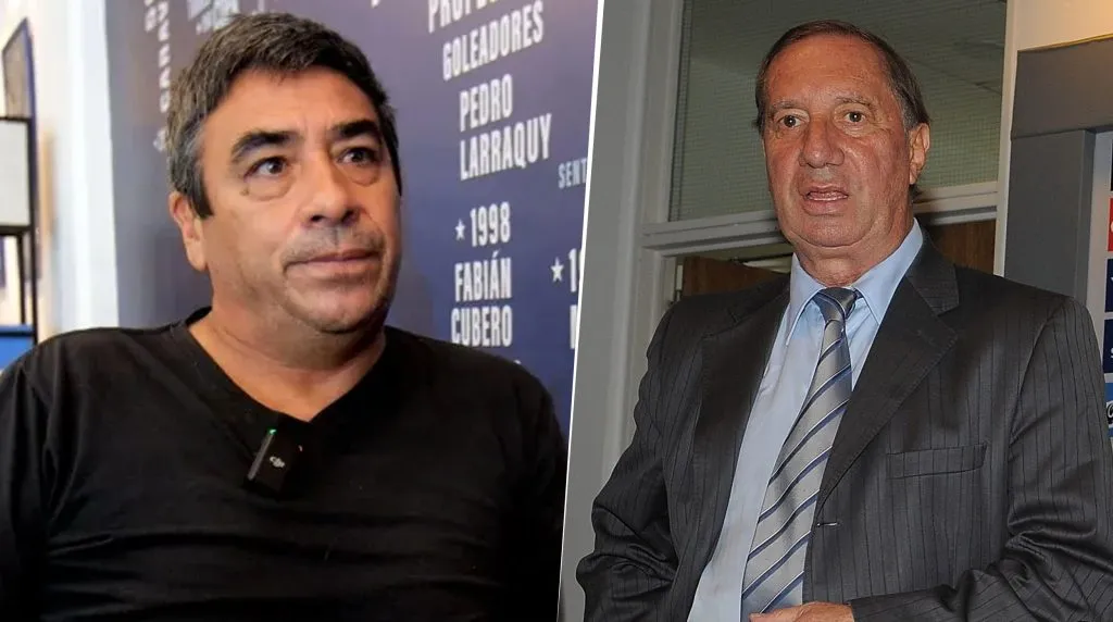 Basualdo y Bilardo. (Bolavip/Getty)