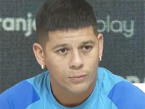 Marcos Rojo reaccionó al palito de un periodista de River contra Boca