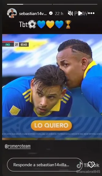 La historia que publicó Villa.