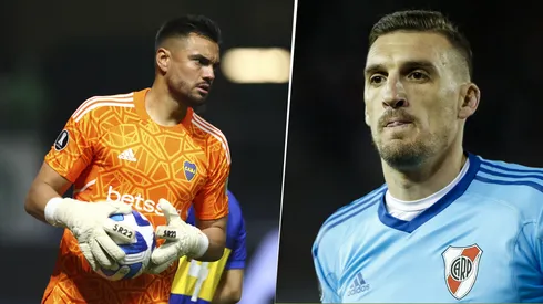 Sergio Romero y Franco Armani, arquero de Boca y River