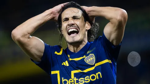 Edinson Cavani, ausente en el entrenamiento de Boca.