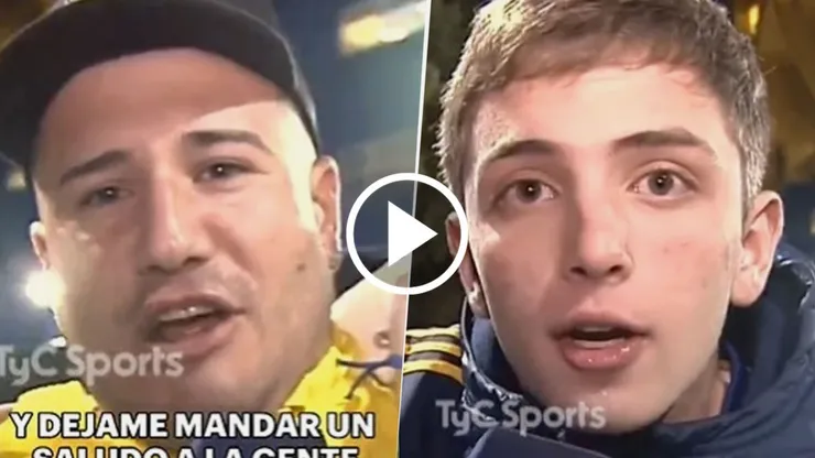La reacción de los hinchas de Boca.