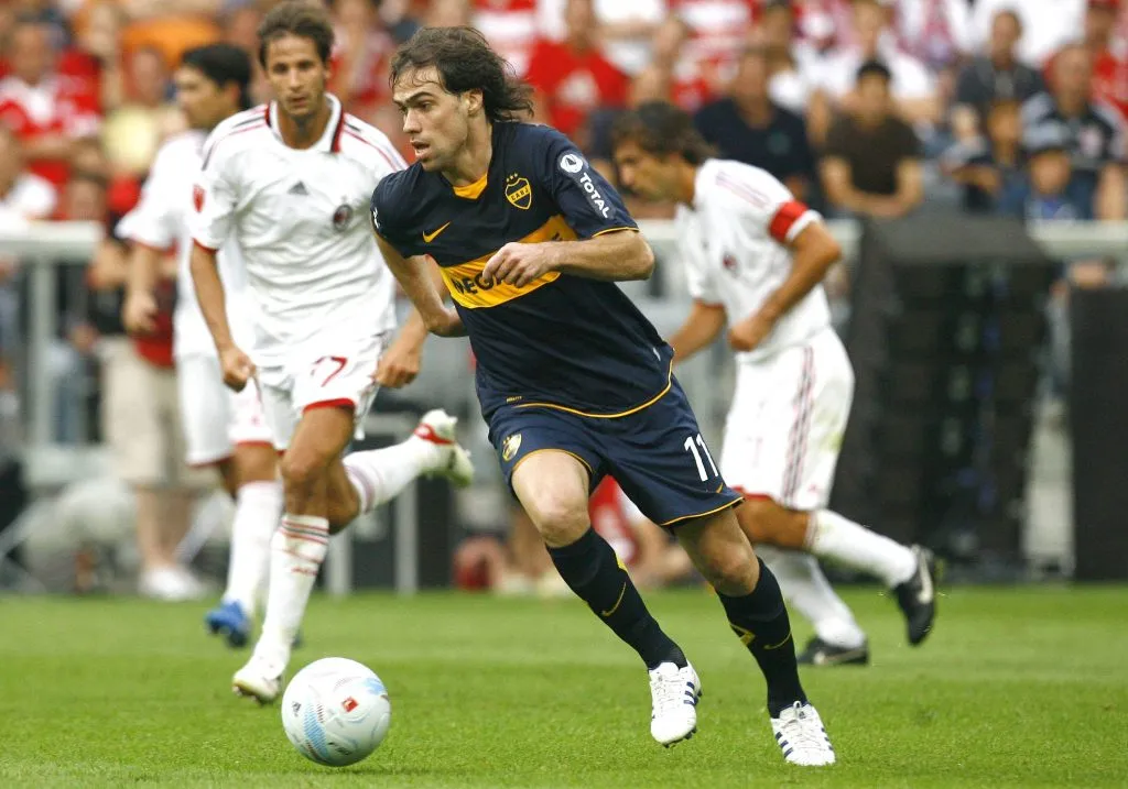 El Pocho Insúa en Boca. (Imago)