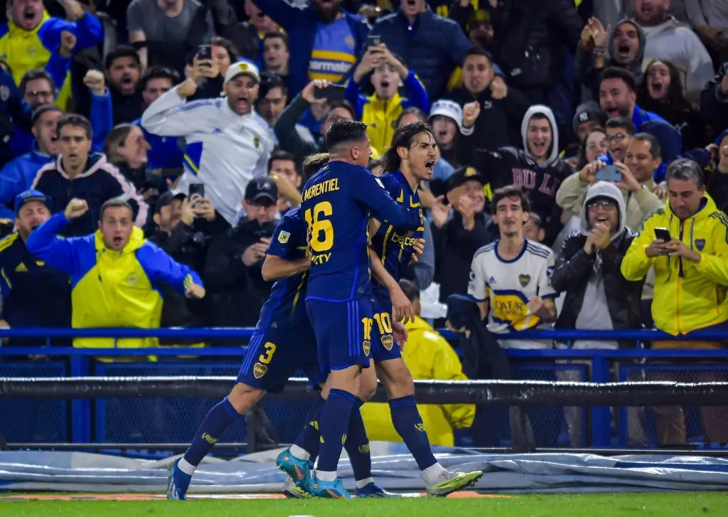 Merentiel y Cavani serían la dupla ofensiva vs. River. (Getty)