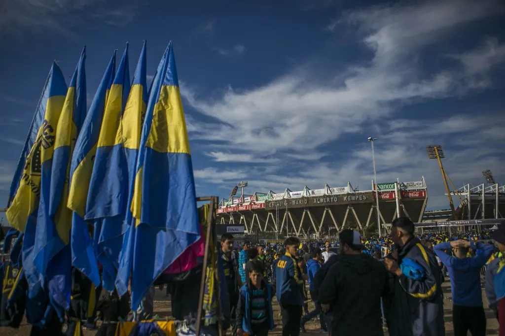 Una imagen que se repetirá: todo Boca en el Kempes. Foto: Getty