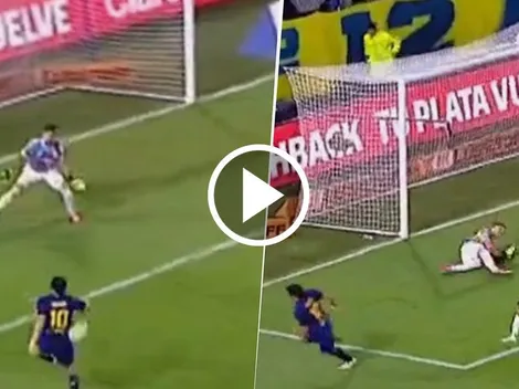 VIDEO | Definición de lujo: el golazo de Cavani para el 1-0 de Boca vs. Godoy Cruz