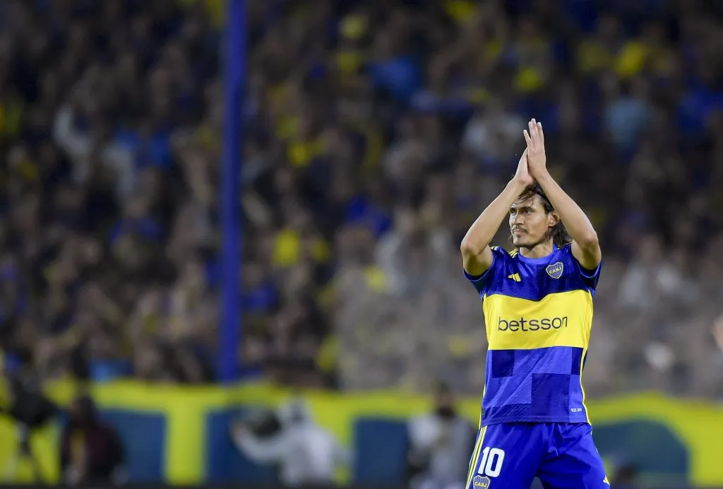 Edinson Cavani en Boca (Getty Images)