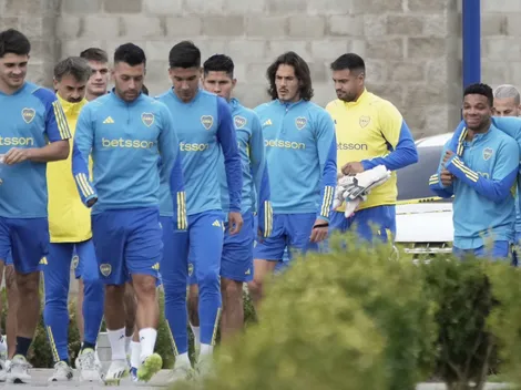 Baja sensible para Boca: uno de los suplentes más considerados por Diego Martínez abandonó la práctica por lesión