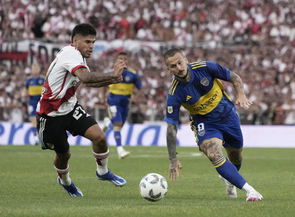 Benedetto, contra River.