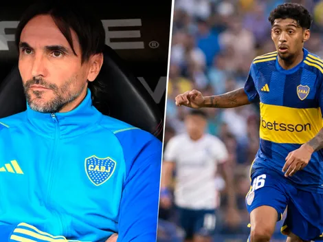 La postura de Diego Martínez con Cristian Medina para Boca-Estudiantes