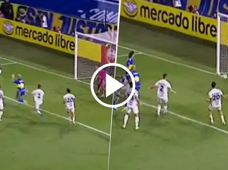 VIDEO | Aaron Anselmino, de cabeza, abrió la cuenta en Boca vs. Sportivo Trinidense