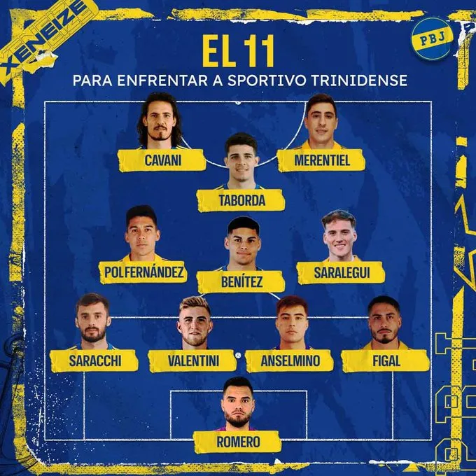 Así va Boca contra Sportivo Trinidense.