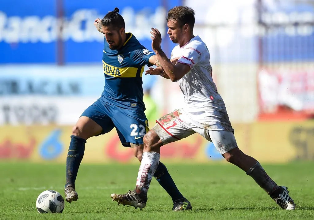 Junior Benitez, en Boca. (Getty)