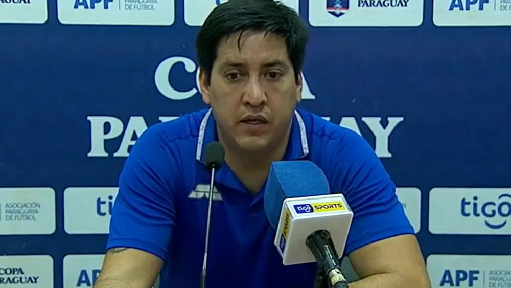 El aviso del DT de Sportivo Trinidense antes de enfrentar a Boca. Foto: Captura