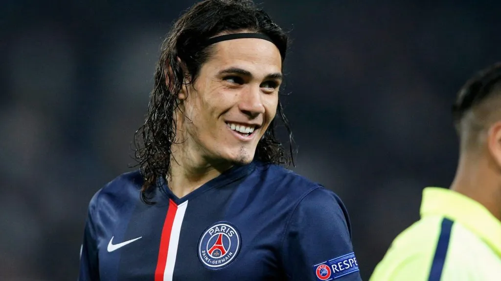 En 2014, Cavani jugaba en el PSG.