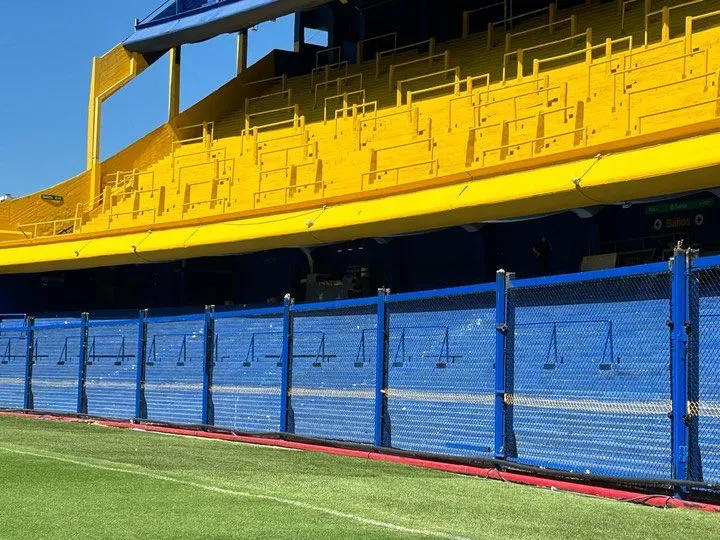 La tribuna Sur Baja estará al 50% vs. Trinidense. Foto: Emiliano Raddi