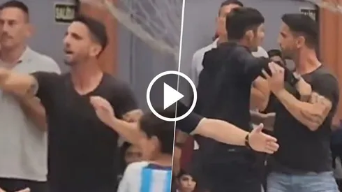 Grana y un insólito episodio en un partido de su hijo