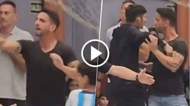 Grana y un insólito episodio en un partido de su hijo