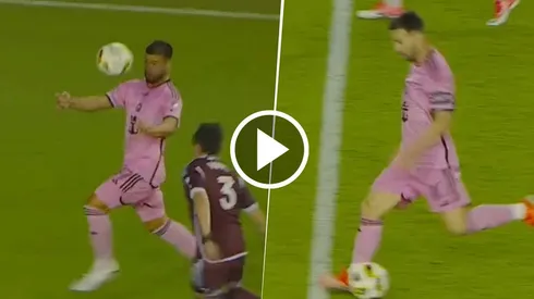 El pase de Messi para Weigandt en Inter Miami