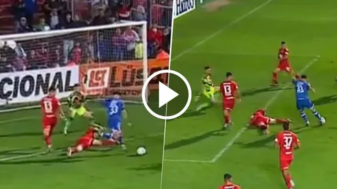 El gol que se erró Nicolás Orsini en Unión vs. Belgrano