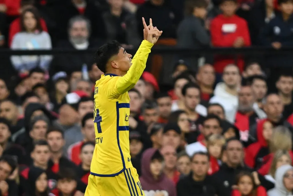 Langono volvió a anotar con Newell’s. (Getty)