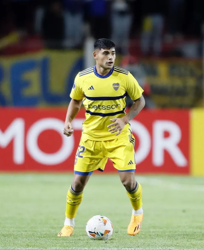 Ariel Molas debutó en Boca vs. Nacional Potosí. (Instagram)