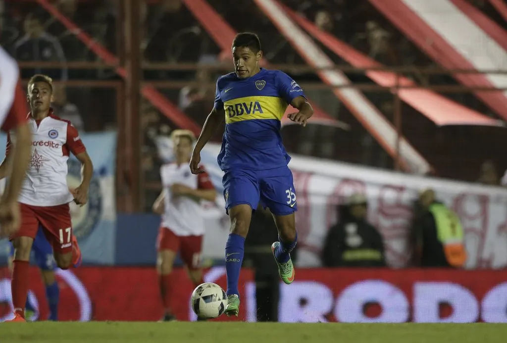 Nahuel Molina, en Boca. (IMAGO).
