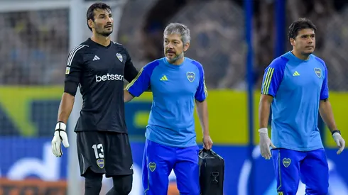Javier García y su lesión contra Racing.