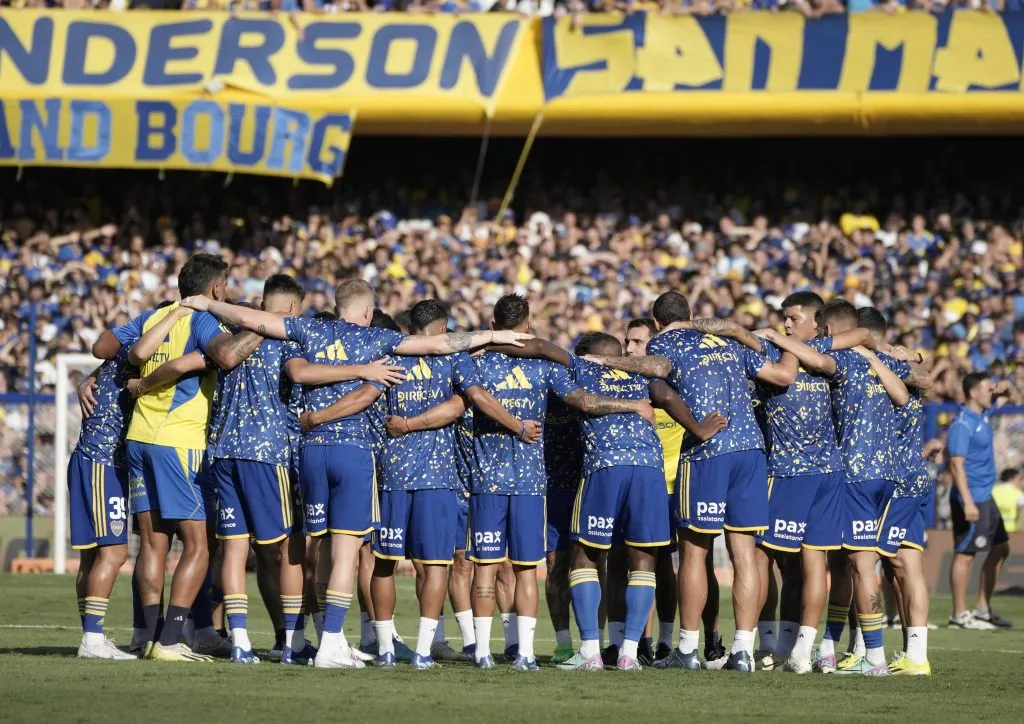 Todos juntos: Boca quiere meterse entre los 8 mejores de la Copa de la Liga. Foto: Imago