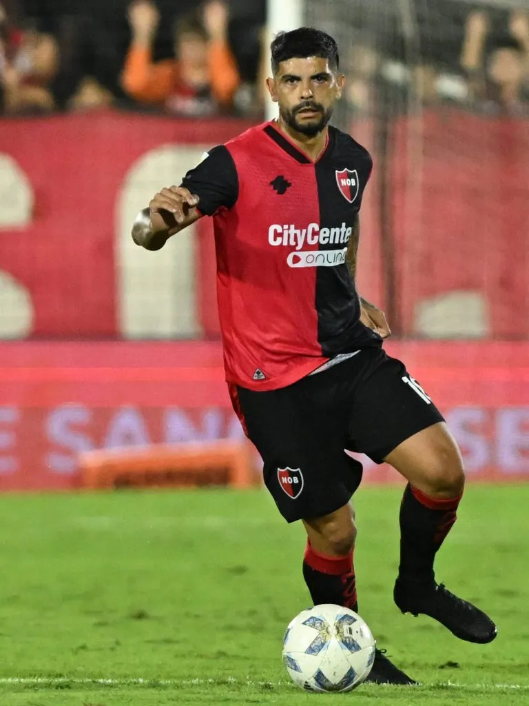 Éver Banega en Newell’s. (Imago)