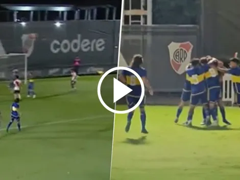 VIDEO | El golazo de Boca ante River en el Superclásico de Reserva